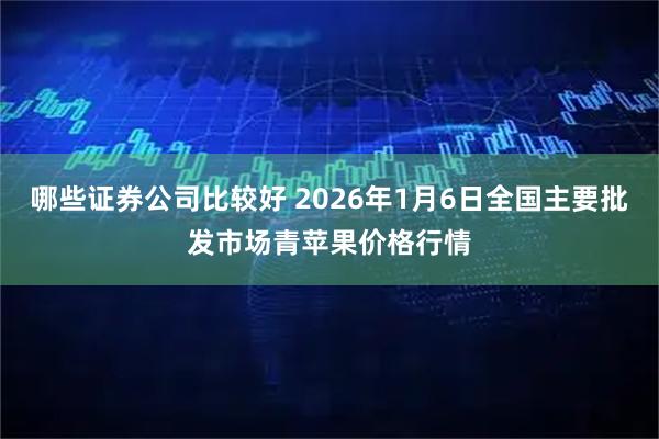 哪些证券公司比较好 2026年1月6日全国主要批发市场青苹果价格行情