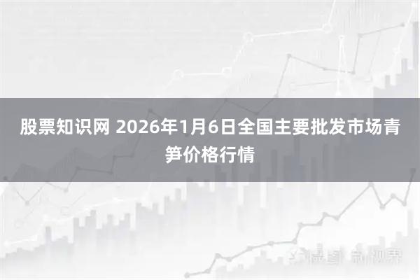 股票知识网 2026年1月6日全国主要批发市场青笋价格行情